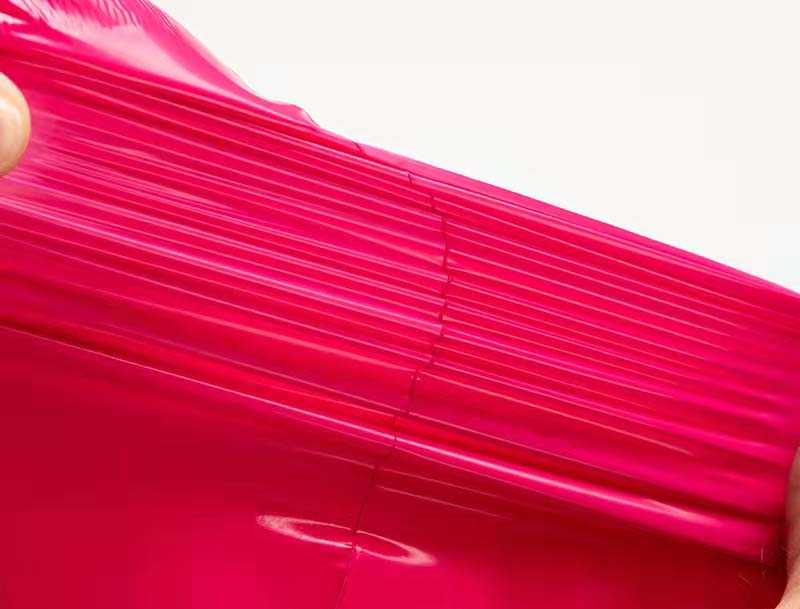 松北玫红色快递袋-05